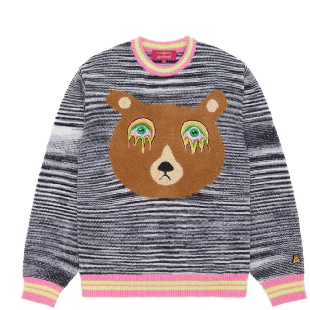 TF X MYFAWNWY FUZZY BEAR SWEATER UNISEX SIZE L